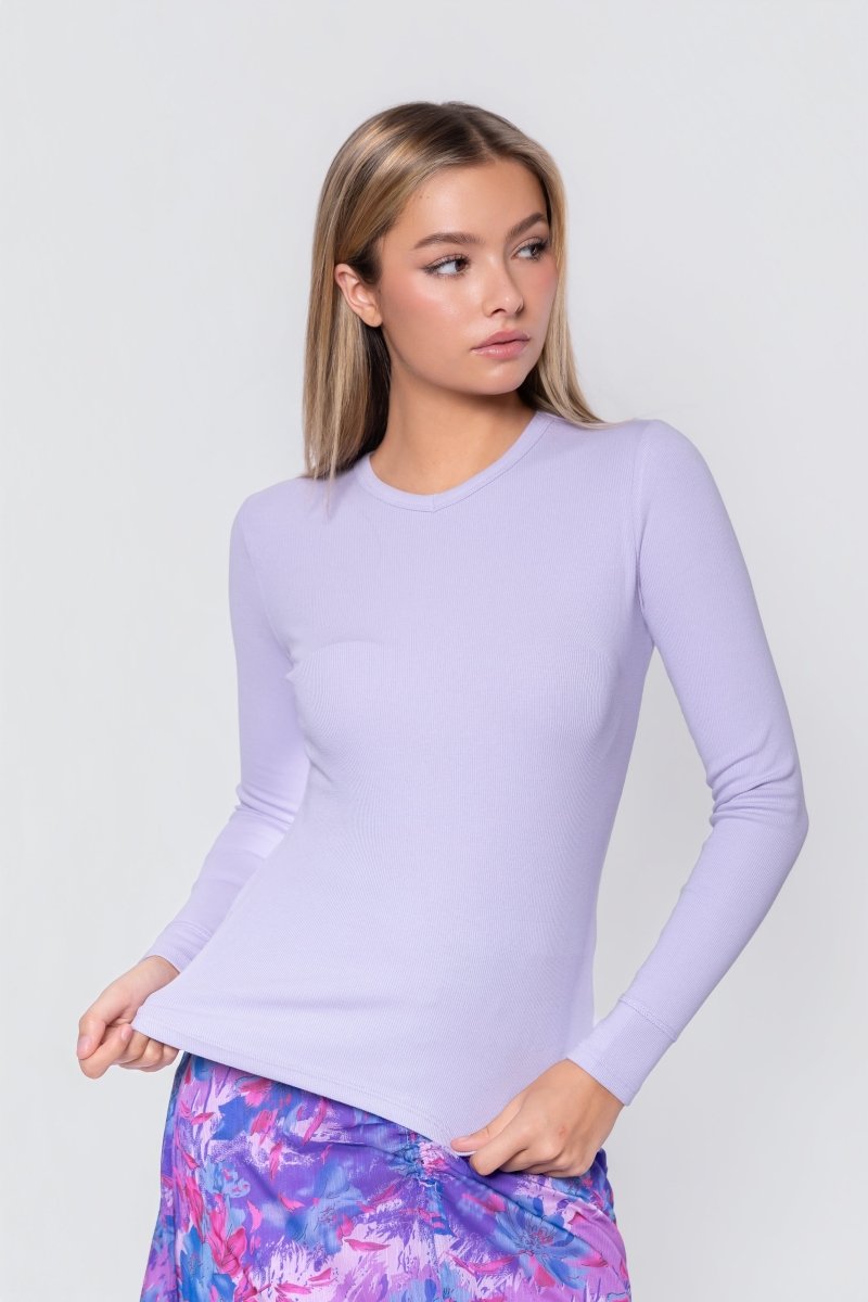 Rena Top (Light Lavender) - Top - Yakira Bella