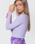 Rena Top (Light Lavender) - Top - Yakira Bella