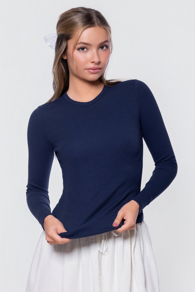 Rena Top (Navy) - Top - Yakira Bella