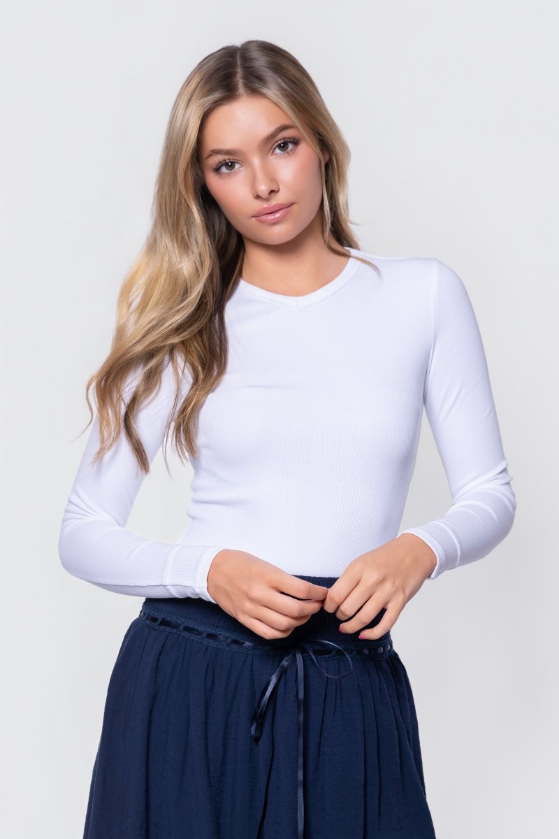 Rena Top (White) - Top - Yakira Bella