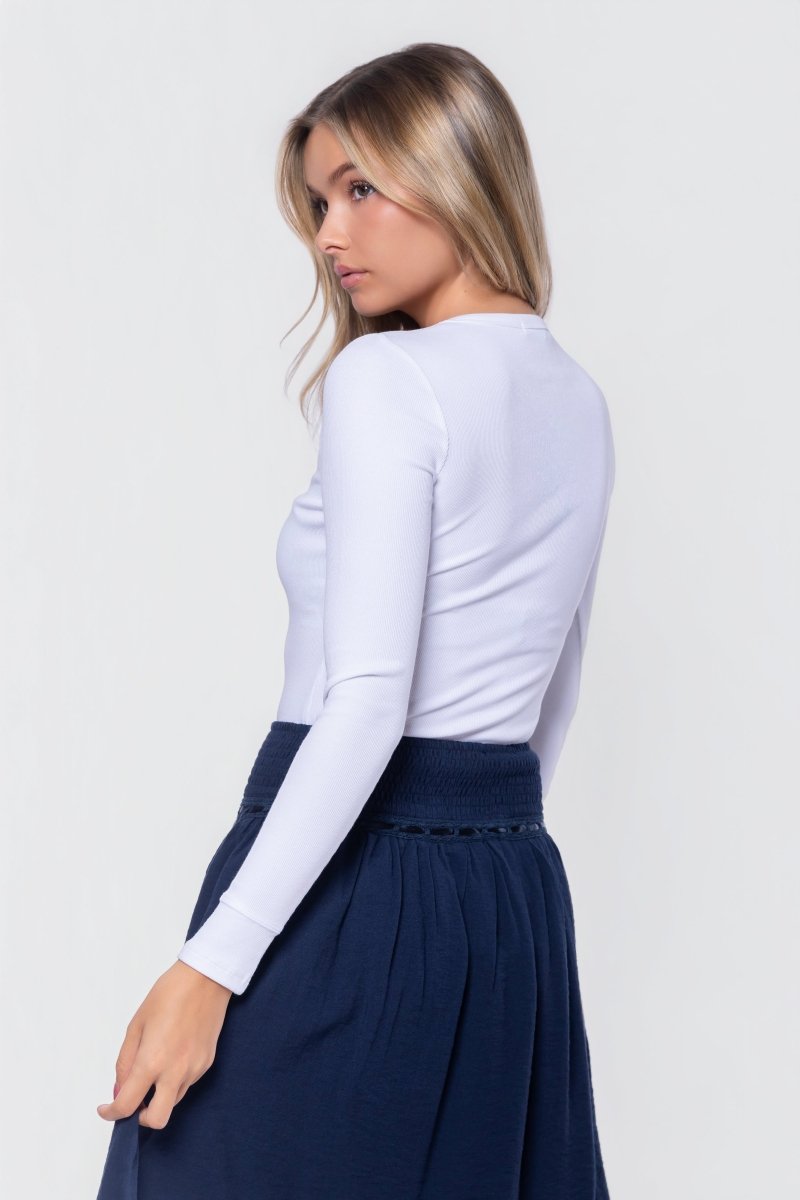Rena Top (White) - Top - Yakira Bella