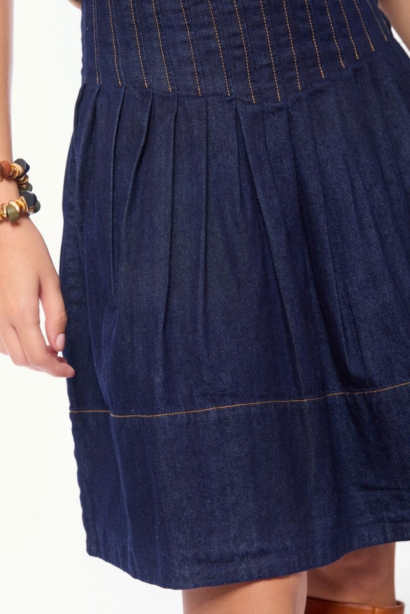 Renata Skirt (Dark Blue) - Skirt - Yakira Bella