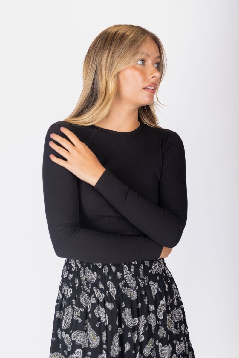 Renee Tee (Black) - Top - Yakira Bella