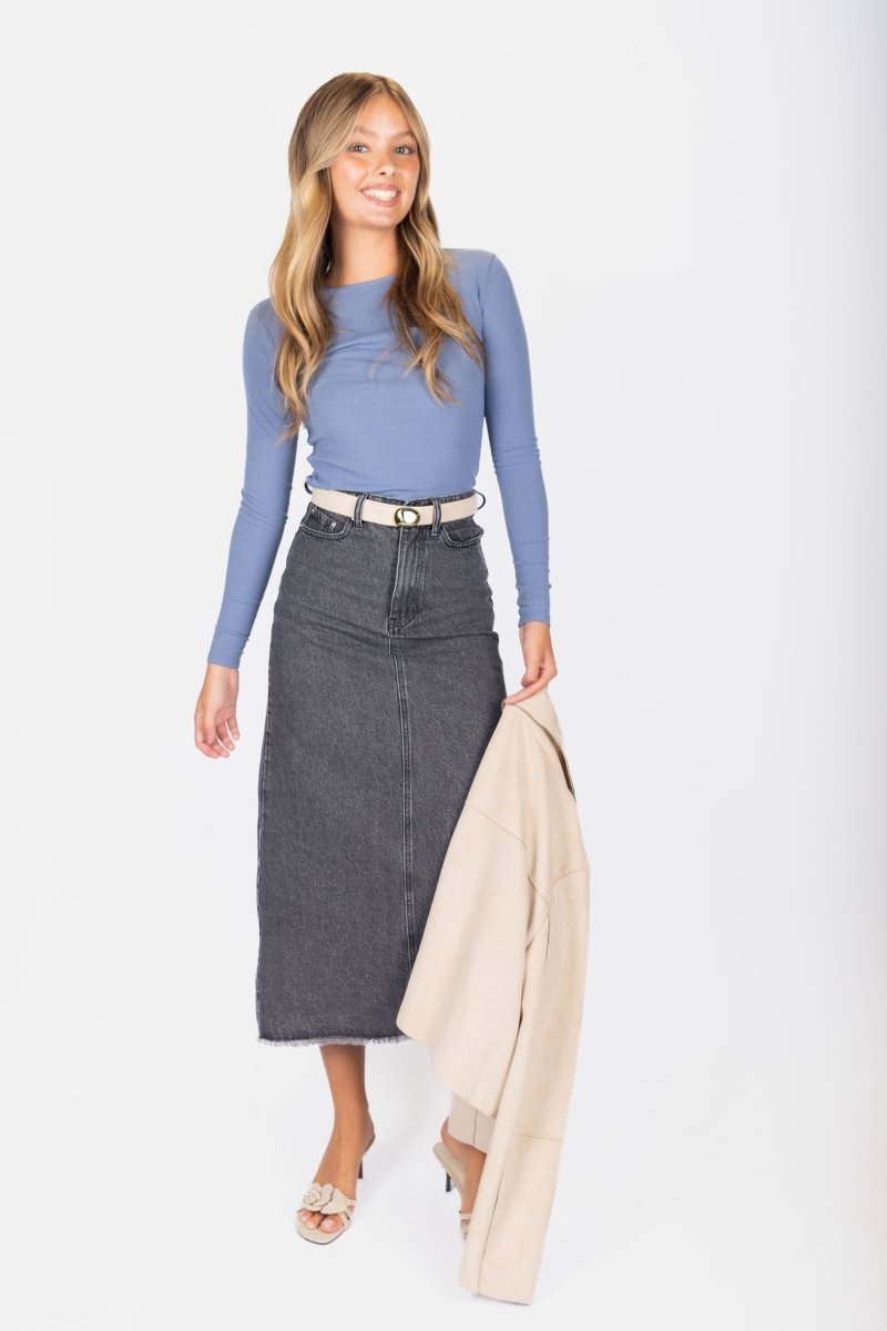 Renee Tee (Denim) - Top - Yakira Bella