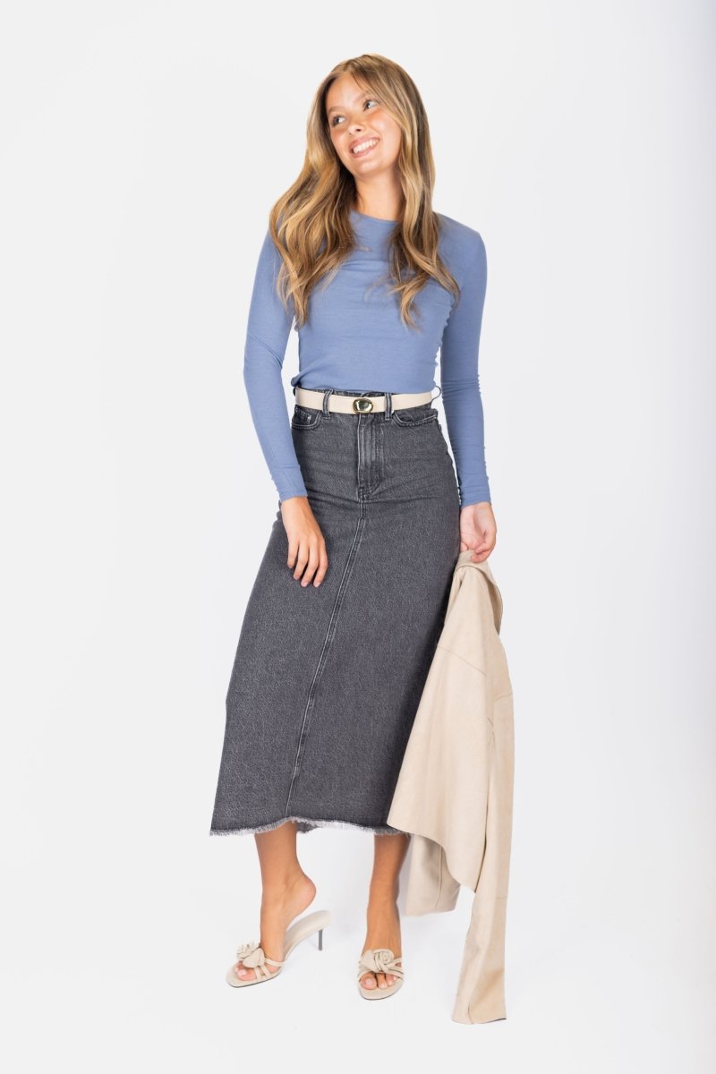 Renee Tee (Denim) - Top - Yakira Bella