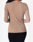 RENEE TEE (LIGHT CAMEL) - Top - Yakira Bella