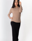 RENEE TEE (LIGHT CAMEL) - Top - Yakira Bella