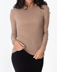 RENEE TEE (LIGHT CAMEL) - Top - Yakira Bella