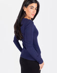 RENEE TEE (NAVY) - Top - Yakira Bella