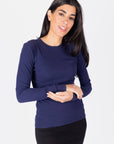 RENEE TEE (NAVY) - Top - Yakira Bella