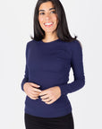 RENEE TEE (NAVY) - Top - Yakira Bella