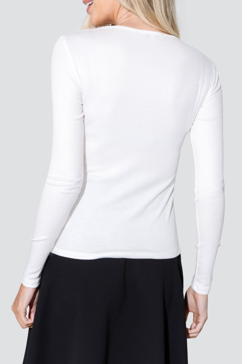 RENEE TEE (Off White) STORES - Top - Yakira Bella