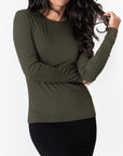 RENEE TEE (OLIVE) - Top - Yakira Bella