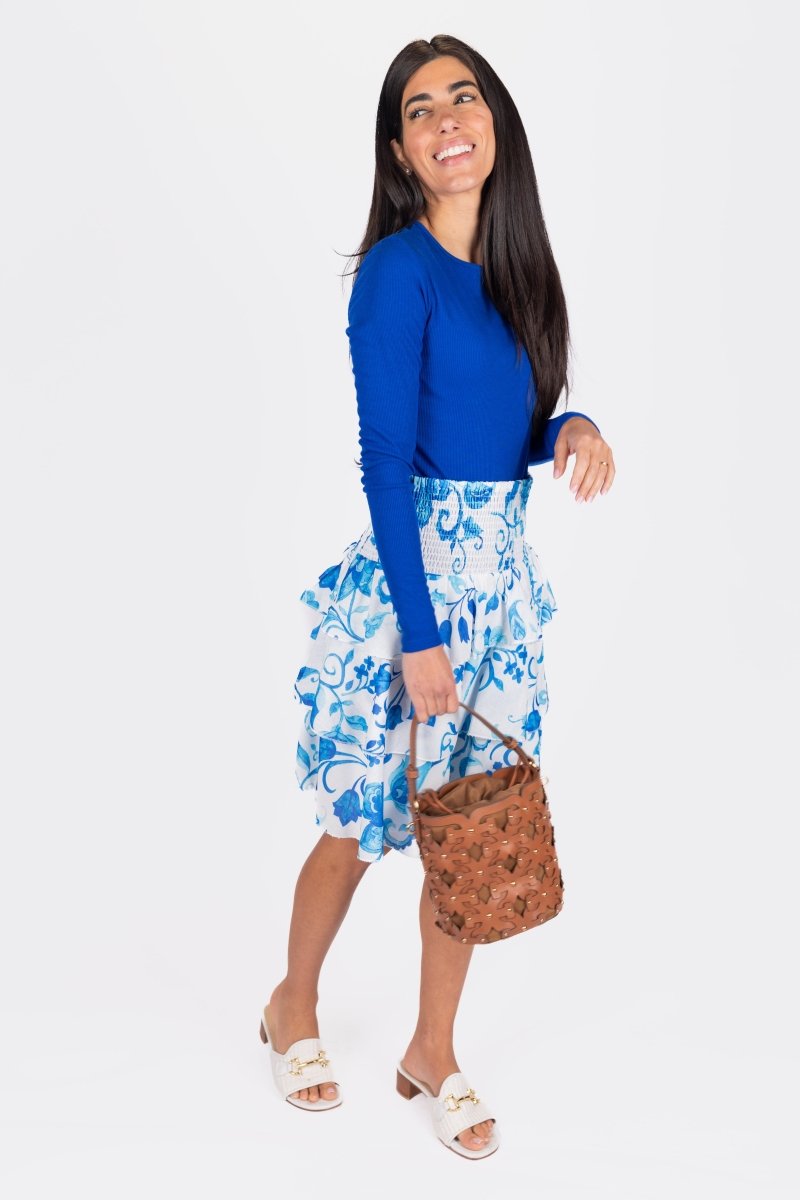 RENEE TEE (ROYAL BLUE) - Top - Yakira Bella