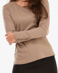 RENEE TEE (Taupe) - Top - Yakira Bella