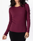 RENEE TEE (WINE) - Top - Yakira Bella