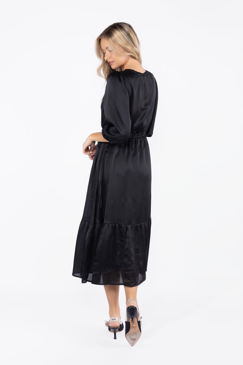 Reyna Dress (Black) - Dress - Yakira Bella