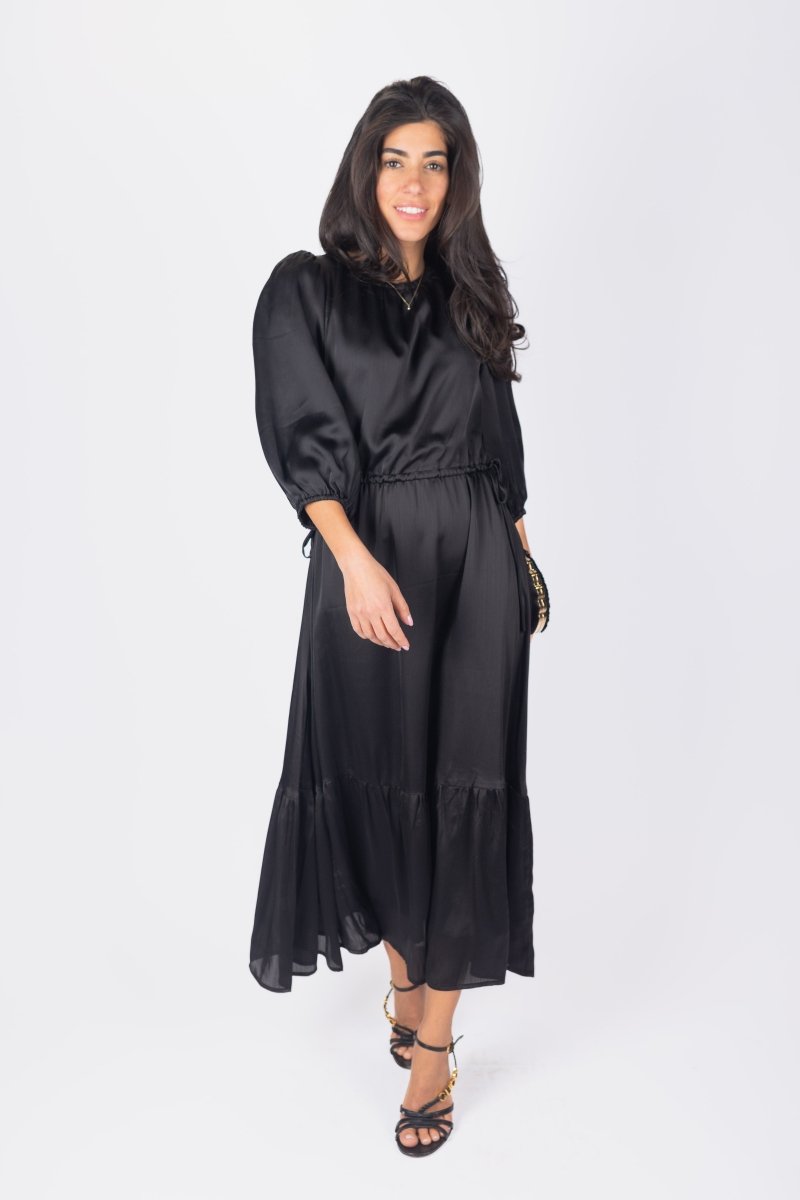 REYNA DRESS (BLACK) - Dress - Yakira Bella