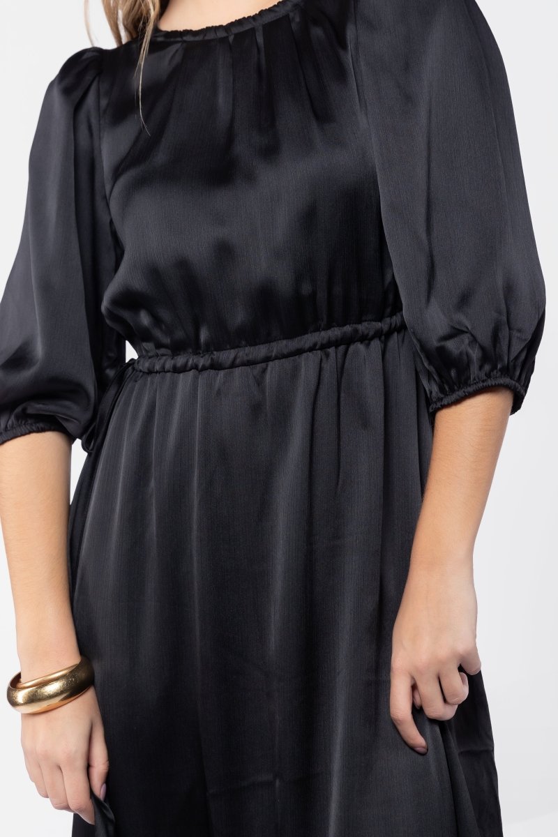 Reyna Dress (Black) - Dress - Yakira Bella