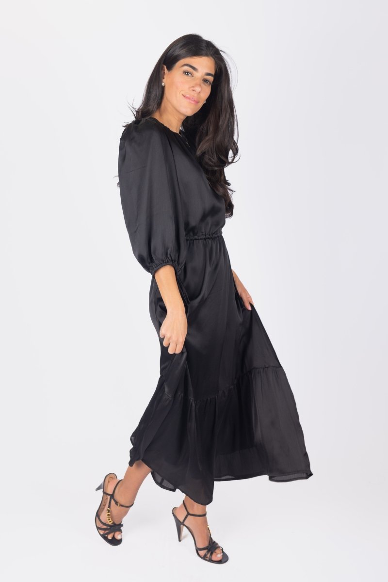 REYNA DRESS (BLACK) - Dress - Yakira Bella