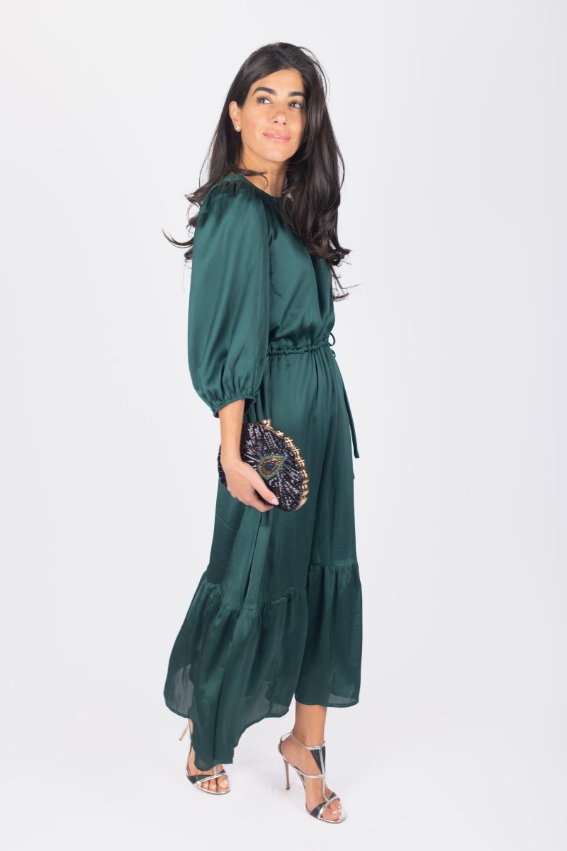 REYNA DRESS (GREEN) - Dress - Yakira Bella