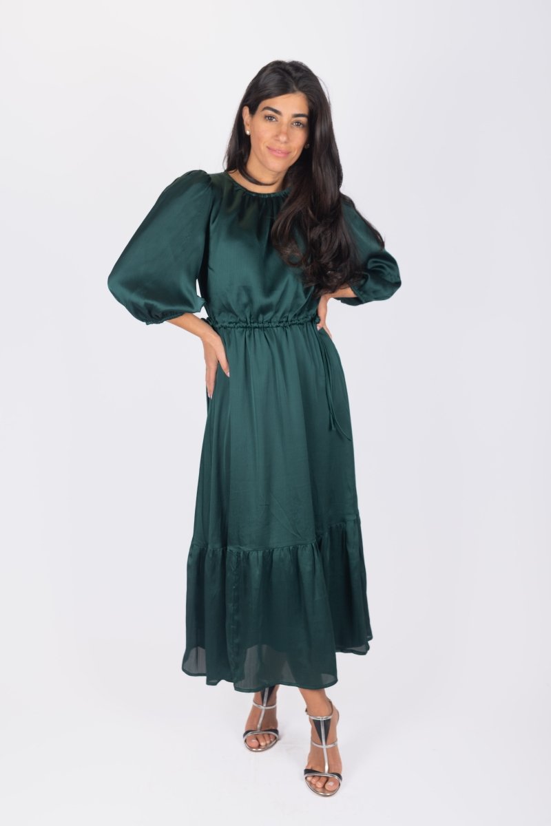 REYNA DRESS (GREEN) - Dress - Yakira Bella