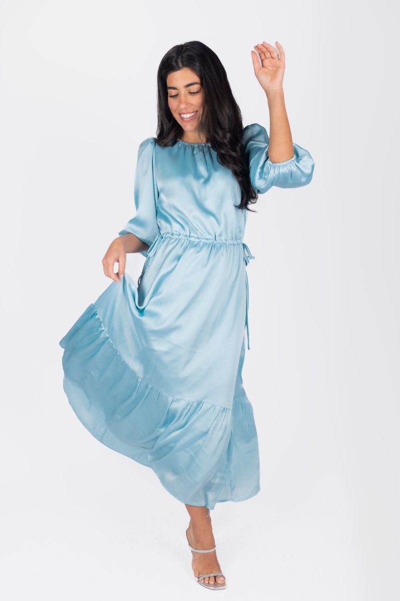 REYNA DRESS (LIGHT BLUE) - Dress - Yakira Bella