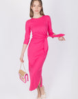 RHEA DRESS (FUCHSIA) - Dress - Yakira Bella