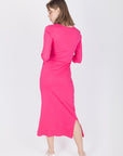 RHEA DRESS (FUCHSIA) - Dress - Yakira Bella