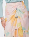 Rina Skirt (Peach Green) - Skirt - Yakira Bella