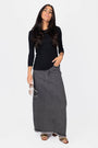 ROMI TEE 3/4 SLEEVE (BLACK) - Top - Yakira Bella