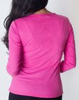 ROMI TEE 3/4 SLEEVE (PINK) - Top - Yakira Bella