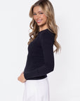 Romi Top Long Sleeve (Black) - Top - Yakira Bella