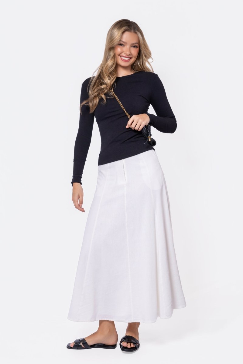 Romi Top Long Sleeve (Black) - Top - Yakira Bella