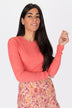 Romi Top Long Sleeve (Coral)
