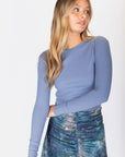 Romi top Long Sleeve (Denim) - Top - Yakira Bella