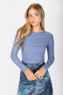 Romi top Long Sleeve (Denim)