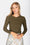 Romi top Long Sleeve (Olive) - Top - Yakira Bella