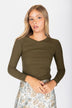 Romi top Long Sleeve (Olive)