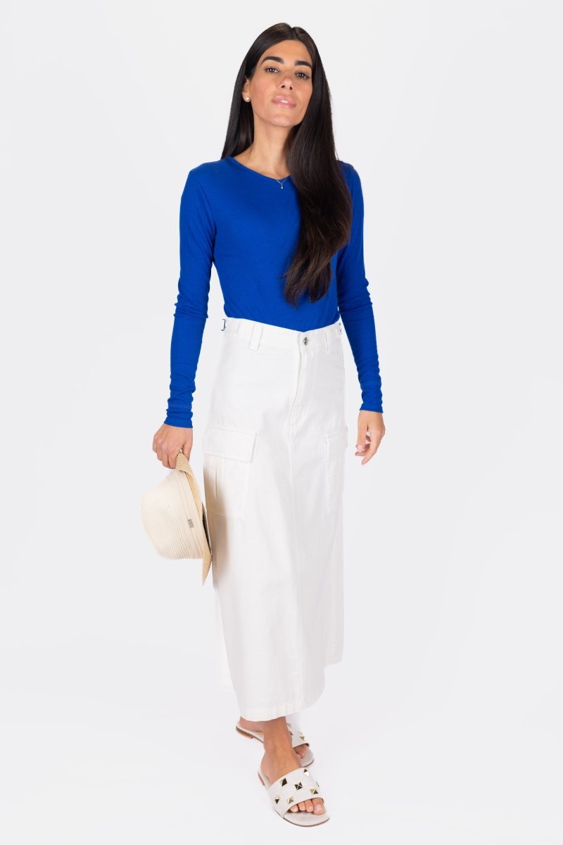 ROMI TOP LONG SLEEVE (ROYAL BLUE) - Top - Yakira Bella