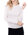 ROMI TOP LONG SLEEVE (WHITE) - Top - Yakira Bella