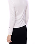 ROMI TOP LONG SLEEVE (WHITE) - Top - Yakira Bella