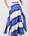 ROSA SKIRT (BLUE STRIPE) - Skirt - Yakira Bella