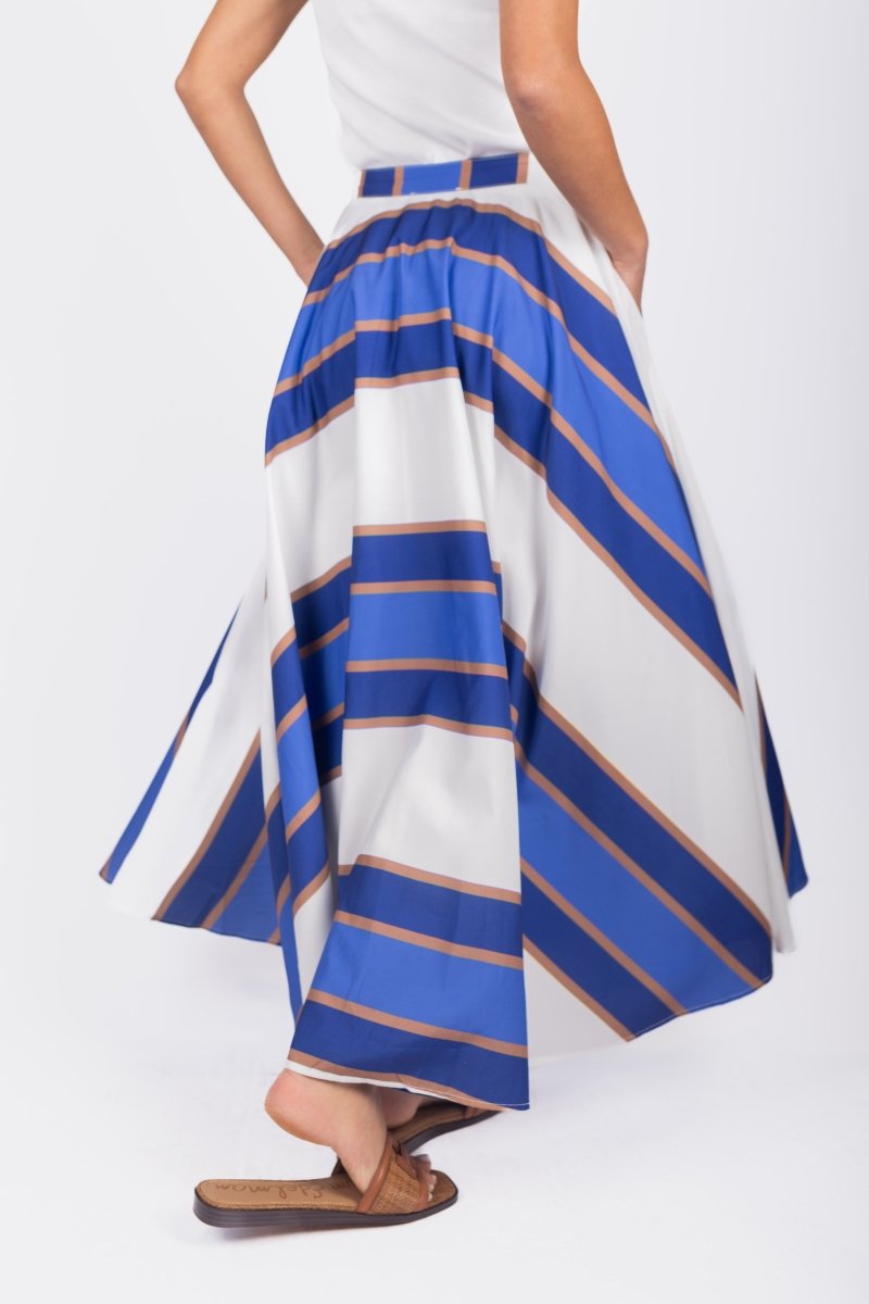 ROSA SKIRT (BLUE STRIPE) - Skirt - Yakira Bella