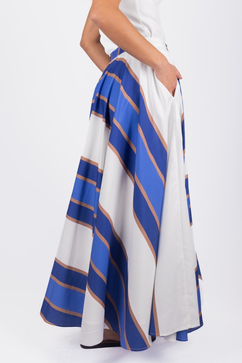 ROSA SKIRT (BLUE STRIPE) - Skirt - Yakira Bella