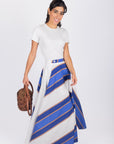 ROSA SKIRT (BLUE STRIPE) - Skirt - Yakira Bella