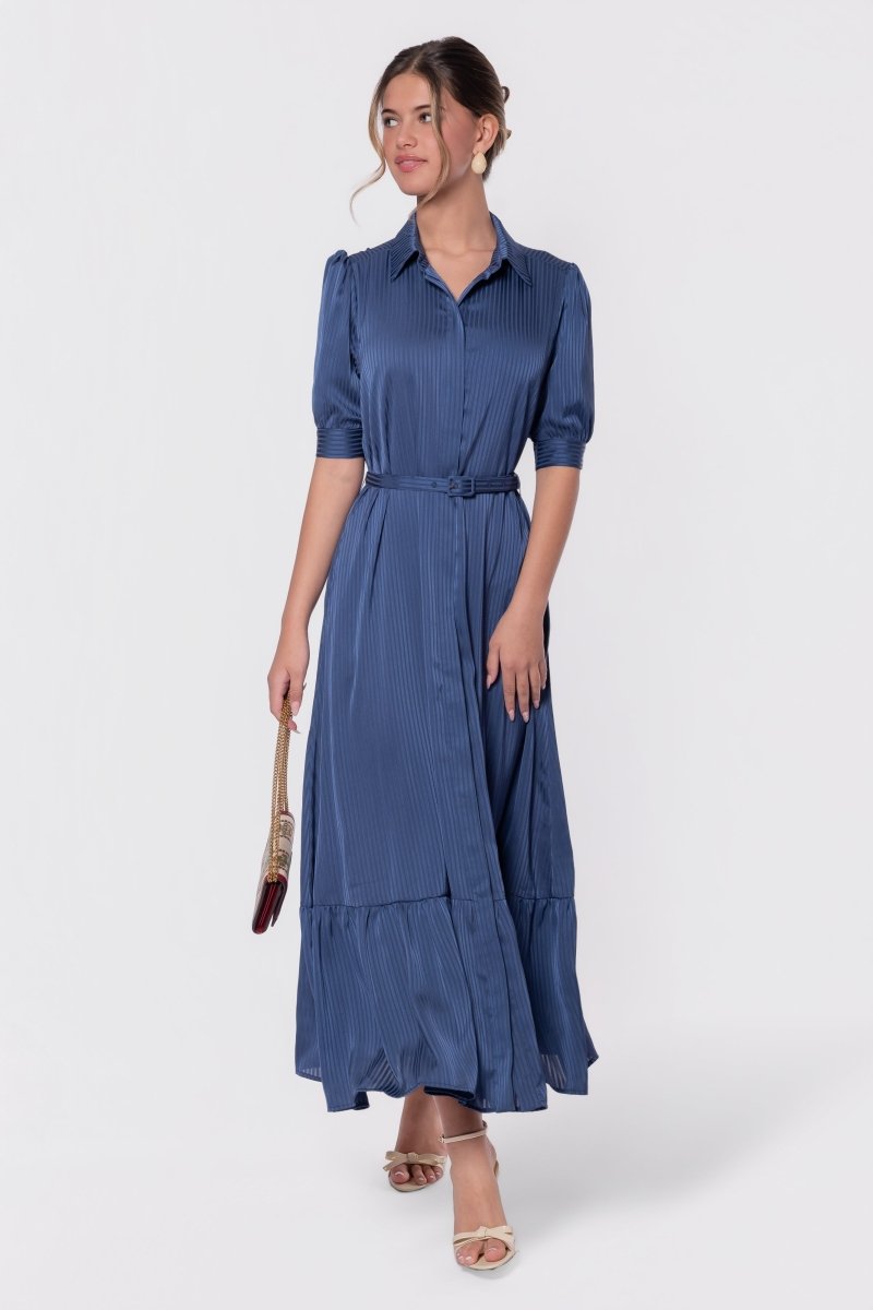 Rosalie Dress (Navy) - Dress - Yakira Bella