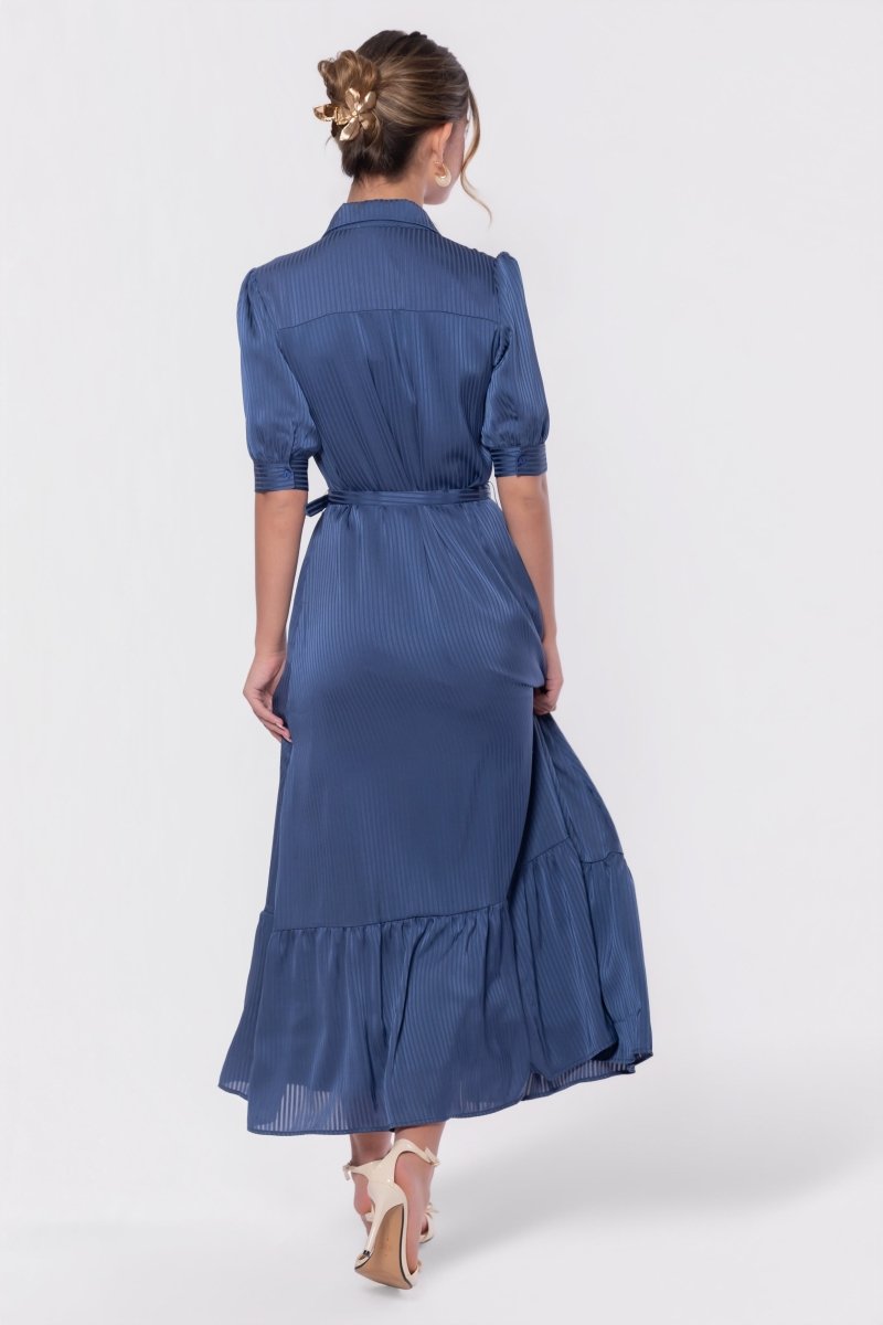 Rosalie Dress (Navy) - Dress - Yakira Bella