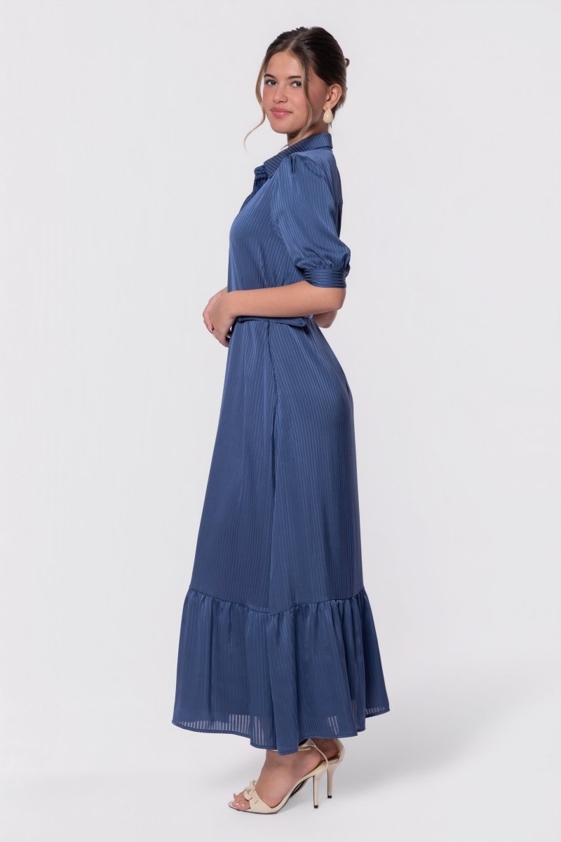 Rosalie Dress (Navy) - Dress - Yakira Bella