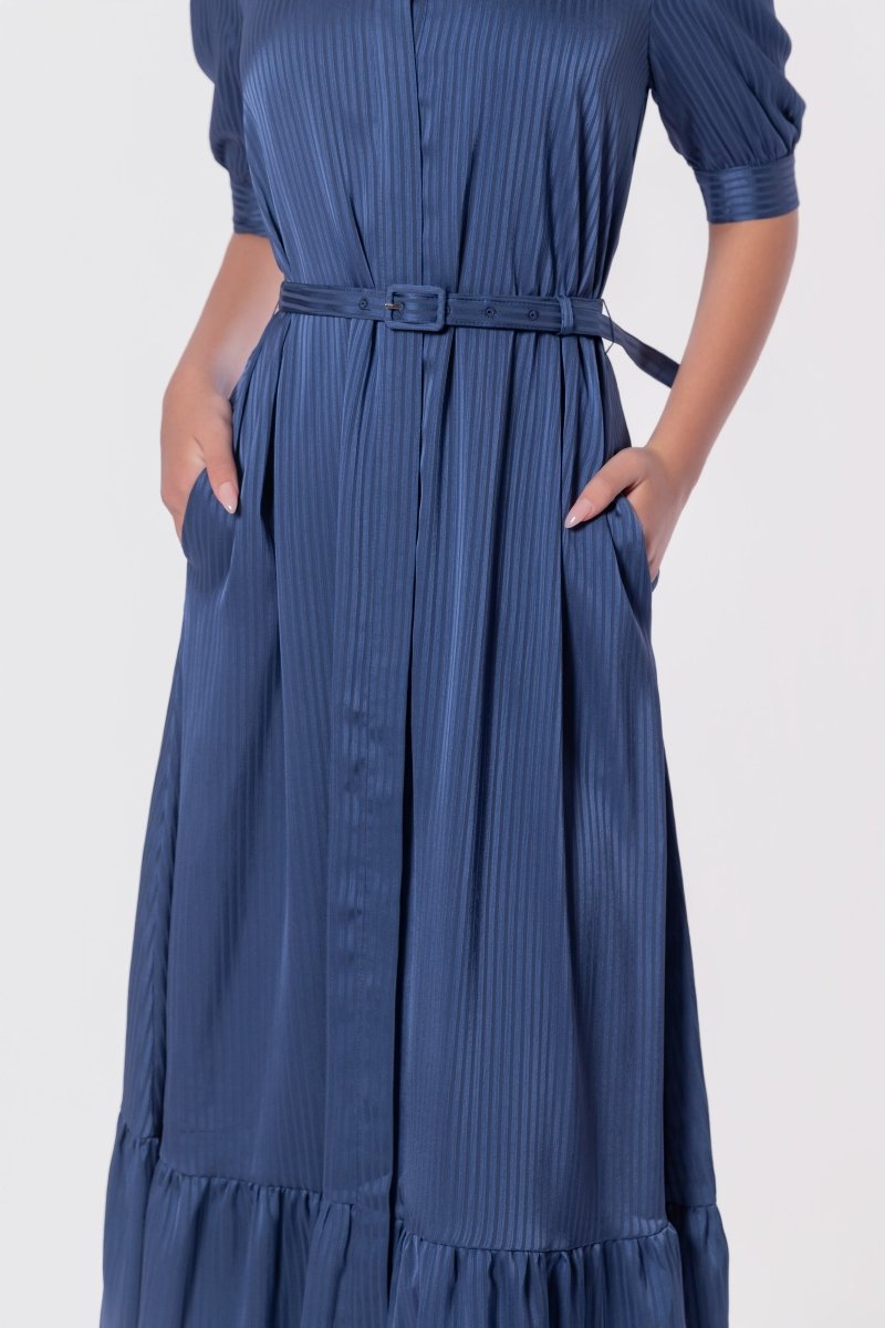 Rosalie Dress (Navy) - Dress - Yakira Bella